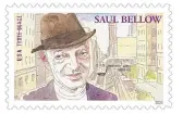  ?? USPS ?? United States Postal Service stamp honoring Chicago writer Saul Bellow to be issued in Hyde Park on Tuesday.
