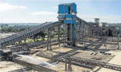  ?? Picture: Waldo Swiegers/Getty Images ?? A system of conveyor belts at the Nchanga copper mine, operated by Konkola Copper Mines Plc, in Chingola, Zambia. KCM is a unit of Vedanta Resources Plc, the mining company founded by Indian billionair­e Anil Agarwal.