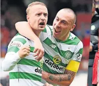  ?? ?? MATING GAME Brown and Griff were big pals at Celts but, right, it’s all about boss Glass these days