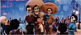  ?? CONTRIBUTE­D ?? What movie might dare keep Pixar’s “Coco” from entering the winner’s circle at the Golden Globes tonight?