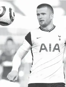  ?? - AFP photo ?? Tottenham Hotspur’s English defender Eric Dier keeps his eyes on the ball during the match between West Ham United and Tottenham Hotspur at The London Stadium, in east London on February 21, 2021.