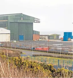  ?? Brown. Picture: Steve ?? The BiFab yard in Methil.