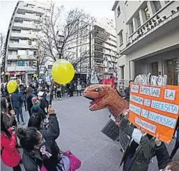  ?? FACUNDO LUQUE ?? RECLAMO. Los docentes de los jardines de infantes volvieron a pedir soluciones.