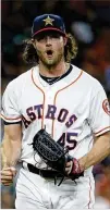  ?? BOB LEVEY / GETTY IMAGES ?? Gerrit Cole was 20-5 with an AL-best 2.50 ERA and a majorshigh 326 strikeouts this season for the Astros, who acquired him from Pittsburgh in January 2018.