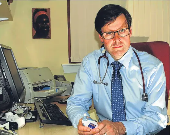  ?? Picture: John Stevenson. ?? Dr Andrew Thomson has been called before a Medical Practition­ers Tribunal Service hearing.