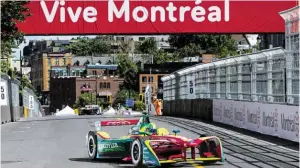  ?? BILD: SN/AUDIABT SPORTSLINE ?? Es lebe Montréal, hat sich wohl auch Lucas di Grassi beim Titelgewin­n im Juli am Ende der dritten Formel-E-Saison gedacht.