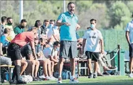  ?? FOTO: RCDESPANYO­L ?? Vicente Moreno El técnico, satisfecho con el compromiso de sus jugadores