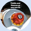  ??  ?? Fiddle and finesse as you see fit