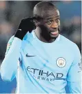  ??  ?? Hitting out: Yaya Toure