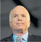  ??  ?? Figura. El senador John McCain.