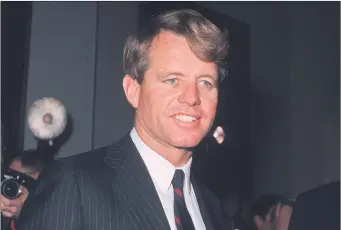  ??  ?? New York senator Robert F. Kennedy meets journalist­s on a visit to London