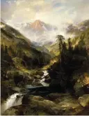  ??  ?? Autry Museum of the American West, Mountain of the Holy Cross, 1875, oil on canvas, by Thomas Moran (1837-1926).