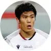  ?? GETTY ?? Takehiro Tomiyasu, 22 anni, difensore del Bologna