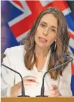  ??  ?? New Zealand Prime Minister Jacinda Ardern.