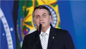  ?? DIVULGAÇÃO ?? Presidente disse a apoiadores que ainda não desistiu da ideia de criar seu próprio partido, o Aliança pelo Brasil