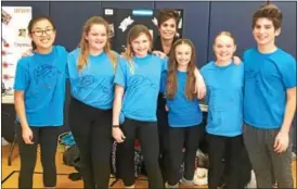  ?? SUBMITTED PHOTO ?? The Pottsgrove Middle School robotics team, led by teacher Deb MacIlvaine, consists of Sydney Coxe, Dylan Batche, Madison Kern, Cecilia Burg, Lily Guerrette and Mailei Schechterl­y.