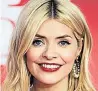  ??  ?? SUCCESS Holly Willoughby