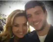  ??  ?? Sonny Melton, 29, was running behind his wife and provided cover for her when he was shot in the back.