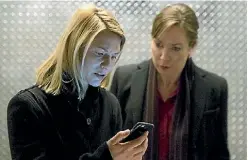  ??  ?? Carrie’s (Claire Danes) enemy this season appears to be US President Elizabeth Keane (Elizabeth Marvel).