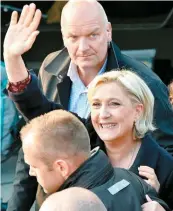  ??  ?? La candidate de l’extrême droite à la présidenti­elle française, Marine Le Pen.