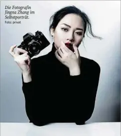  ?? Foto: privat ?? Die Fotografin Jingna Zhang im Selbstport­rät.