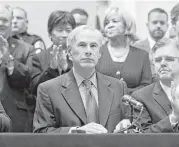  ?? File photo ?? Gov. Greg Abbott, proposing a more transparen­t tax-cap method for Texas, says the time has come to change the state’s antiquated property-tax system.