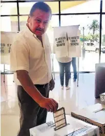  ?? Cortesía ?? Fernando Hoyos Aguilar, candidato independie­nte a la presidenci­a municipal de Comondú.