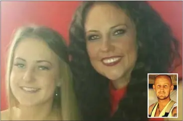  ??  ?? Paige Doherty pictured with her mum Pamela Munro. Inset, Paige’s dad Jon Bothwell