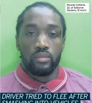  ??  ?? Ricardo Cotteral, 32, of Selborne Gardens, St Ann’s