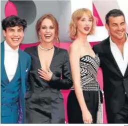  ?? EFE ?? Óscar Casas, Silvia Alonso, Ingrid García-Jonsson y Mario Casas.