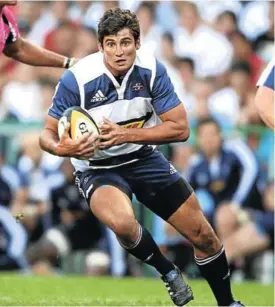  ??  ?? GOING PLACES: A picture of Lionel Cronje, in the days when he played rugby for Western Province. Cronje has been chosen for a World XV. See story on page 19