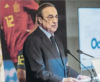  ?? FOTO: EFE ?? Florentino Pérez quiere dejar solucionad­a esta semana la contrataci­ón de Courtois y saber las intencione­s de Modric sobre su futuro