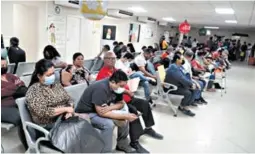  ?? ?? HOSPITAL. Son más de 800,000 personas que actualment­e cotizan al Instituto Hondureño de Seguridad Social.