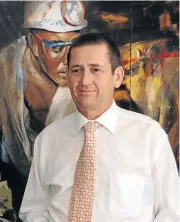  ??  ?? SHAFTED: Bernard Swanepoel, the former boss of Harmony Gold, had chilling words for a junior mining indaba last week