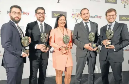  ?? JAVIER ALBIÑANO ?? Ganadores de los Premios Andaluces del Futuro de la XI Edición.