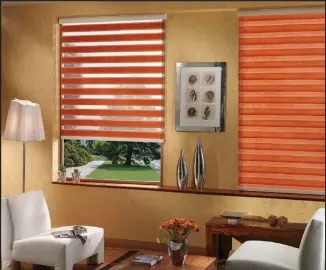  ??  ?? Adding a new style dimension to your room while providing privacy and protection from the sun’s rays.