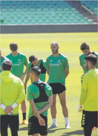  ?? ?? el último entrenamie­nto previo al Betis-Rayo // ROCÍO RUZ