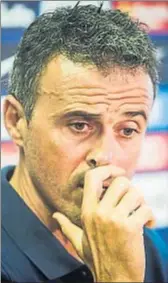  ?? LLIBERT TEIXIDÓ ?? Luis Enrique, ayer en la ciudad deportiva