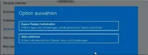  ??  ?? Zurück auf Start: Die Zurücksetz­en-Funktion von Windows installier­t das Betriebssy­stem neu, erhält aber auf Wunsch Ihre persönlich­en Daten.