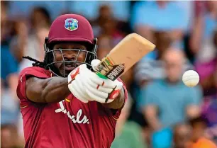  ?? AFP ?? Chris Gayle is one the most dangerous batsman in the business. —