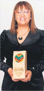  ?? ?? Dr Tercia Terblanche with the award.