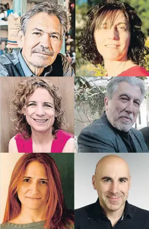  ?? JENNIFER BOOMER/ARCHIVO ?? De arriba a abajo, algunos de los premiados de este año en el campo de la literatura infantil y juvenil: Benjamín Alire Sáenz, Ruth Tormo, Paula Ferrer, Jordi Sierra i Fabra, Muriel Villanueva y Silvestre Vilaplana