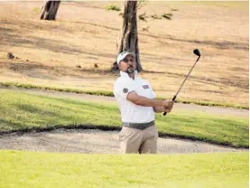  ?? RPMTV ?? Alejandro Duque es uno de los nueve golfistas costarrice­nses en la competició­n, que se desarrolla­rá entre hoy y mañana.