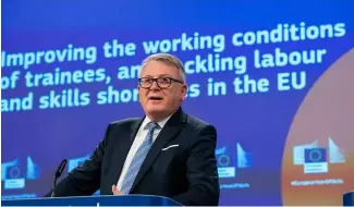  ?? ?? The European Commission presented a new action plan to tackle labour and skills shortages in the EU