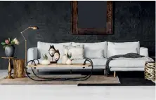  ??  ?? ABOVE: ‘PLEASURE’ TWO-SEATER DAYBED IN SIENA SNOW, R5 560, WEYLANDTS