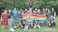  ?? PICTURES: JAMES HARDISTY/CRAIG SHAW ?? HAPPY VALLEY PRIDE: Participan­ts and organisers of the alternativ­e, week-long LGBT+ pride event which has got bigger every year.