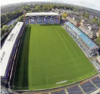  ??  ?? Edgeley Park, home of Stockport County FC