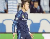  ??  ?? Cristiano Ronaldo, 30 anni, esulta dopo il primo gol