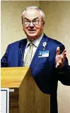  ?? NICK GRAHAM/ STAFF ?? Fred Manchur, CEO of Kettering Health, will be retiring from his position, effective Dec. 31.