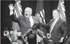  ?? JEFF MCINTOSH THE CANADIAN PRESS ?? “A reminder to Premier Ford, that his ubiquitous slogan ‘For The People’ includes our children and grandchild­ren,” writes Fernando Golini.